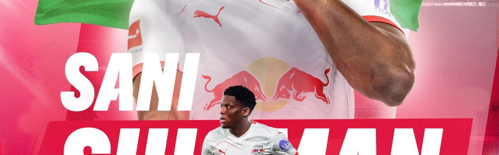 华体会体育-官方：莱比锡签下尼日利亚19岁边锋萨尼-苏莱曼