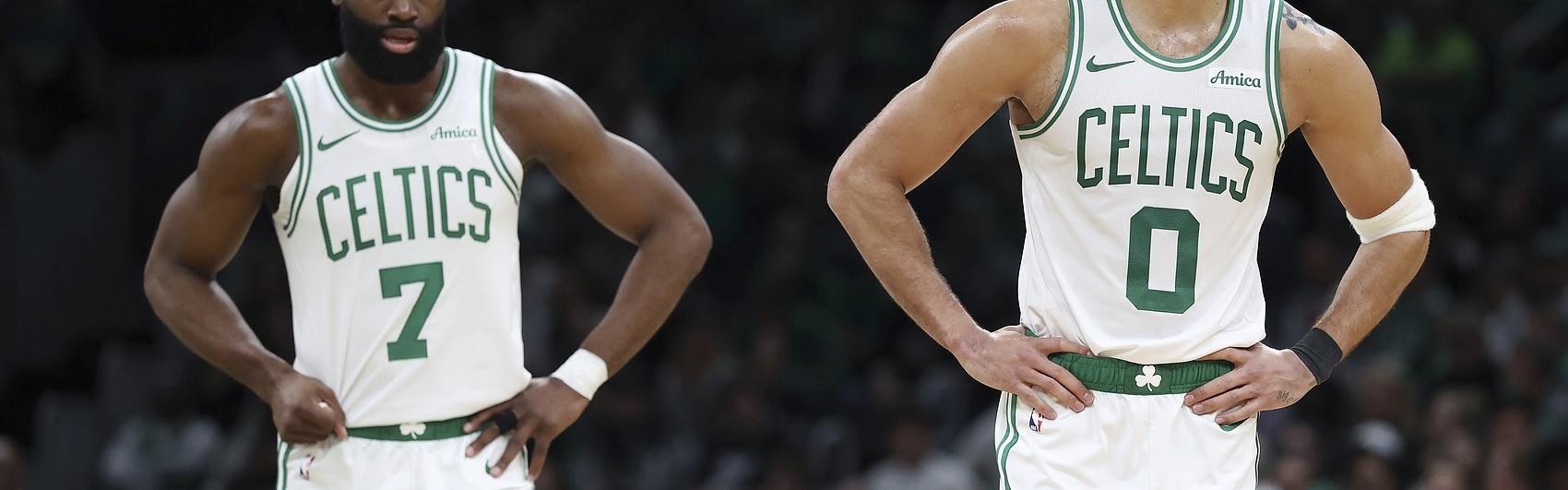 华体会官网-海沃德：塔图姆&amp;布朗是联盟中最好的两名侧翼之一 绿军球迷真有福